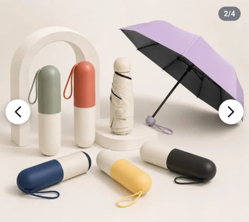 Stylish Folding Plastic Wine Bottle Umbrella
