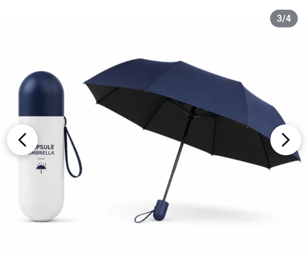 Stylish Folding Plastic Wine Bottle Umbrella